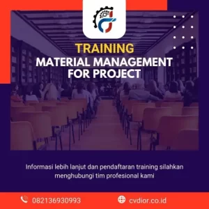 pelatihan material management for project  surabaya