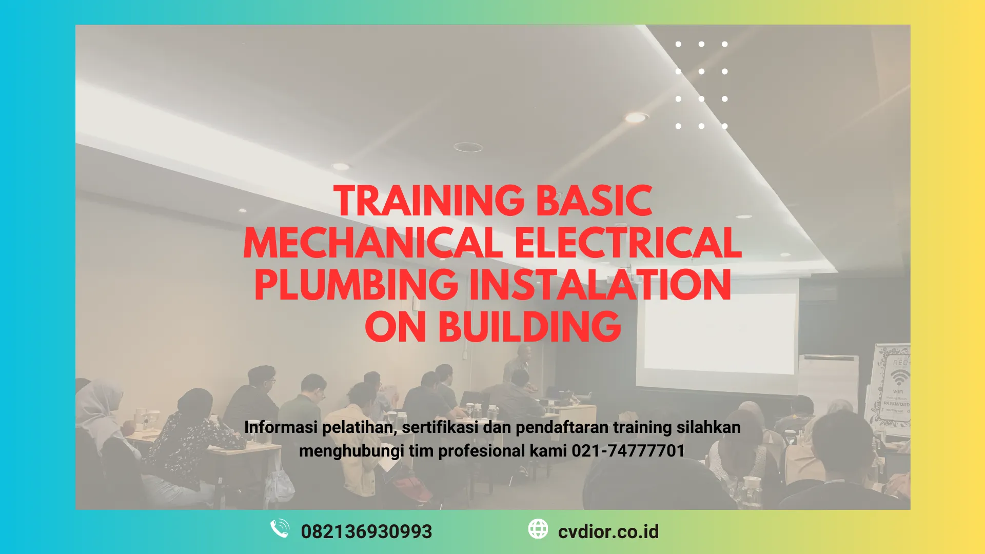 PELATIHAN INSTALASI MEKANIKAL, ELEKTRIKAL, PLUMBING SURABAYA