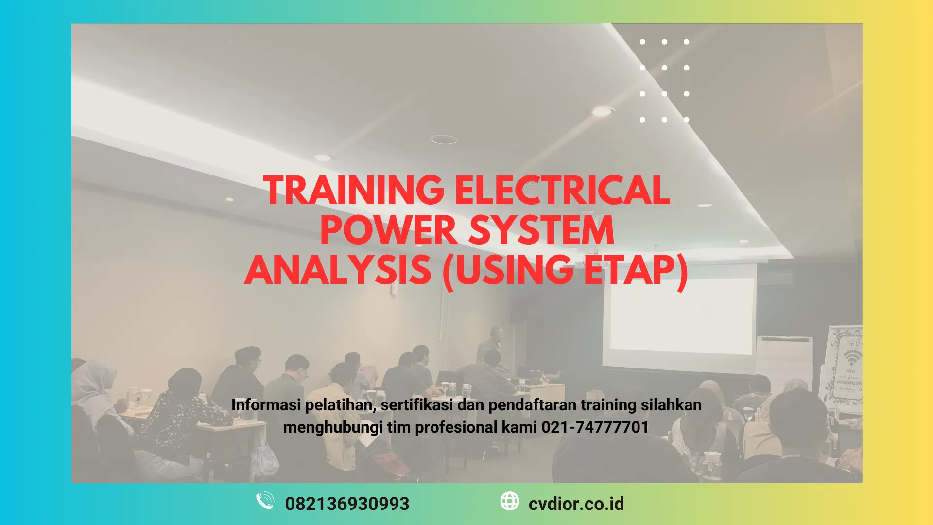 PELATIHAN ELECTRICAL POWER SYSTEM ANALYSIS SURABAYA