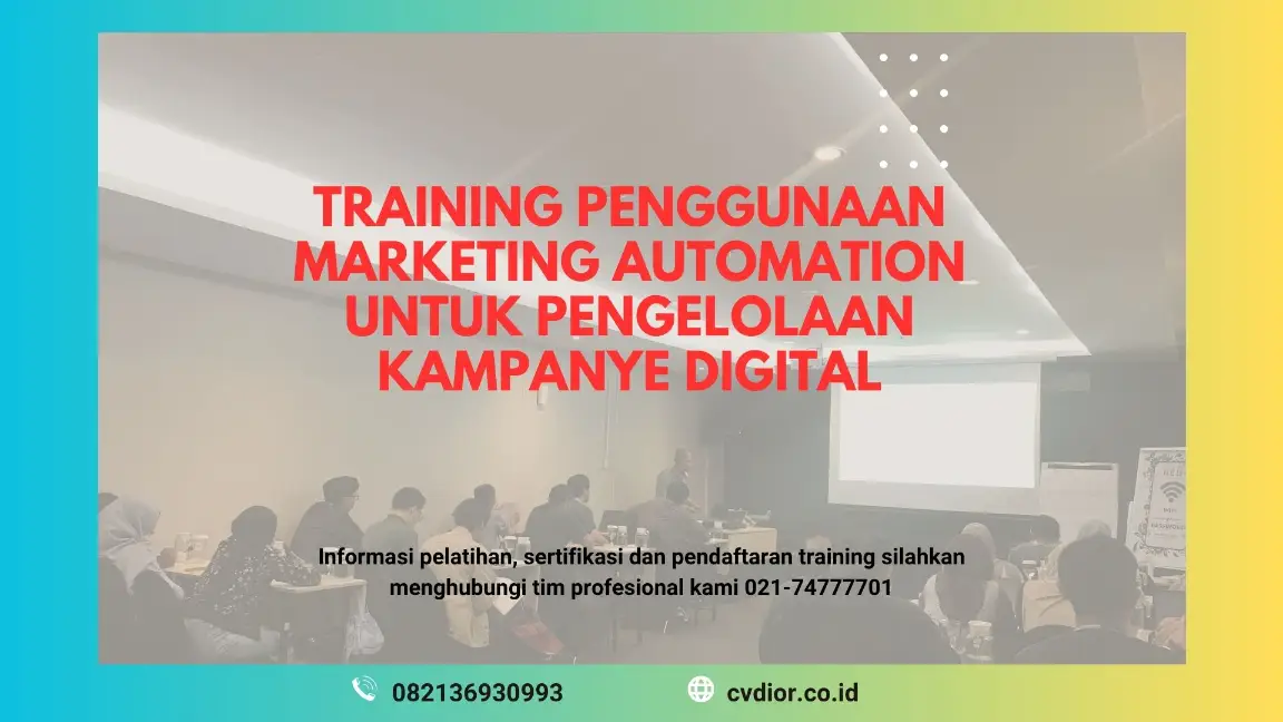 PELATIHAN PENGGUNAAN MARKETING AUTOMATION JAKARTA