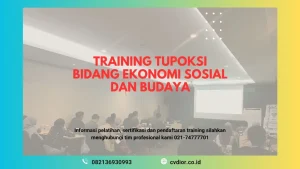 PELATIHAN TUPOKSI BIDANG EKONOMI JAKARTA
