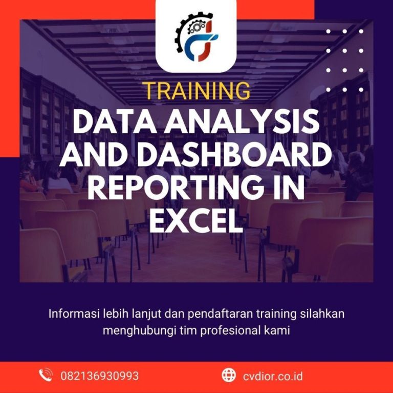 PELATIHAN DATA ANALYSIS AND DASHBOARD REPORTING IN EXCEL - CV Diorama ...