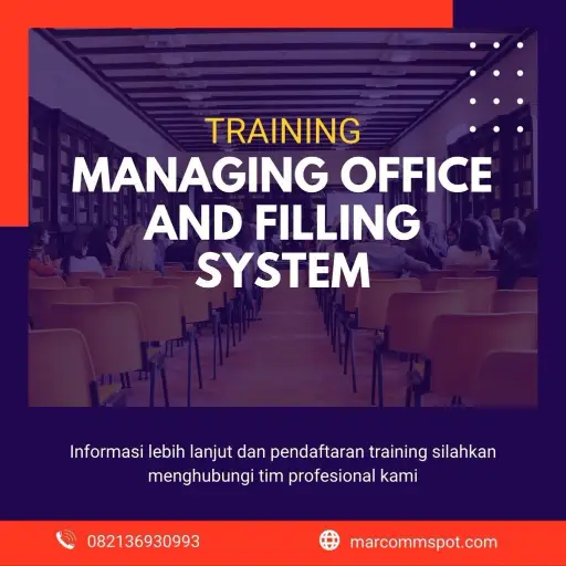 pelatihan managing office and filling system surabaya