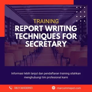 pelatihan report writing techniques for secretary surabaya