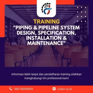 pelatihan piping and pipeline system design