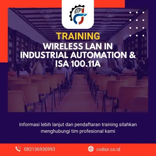 pelatihan wireless lan in industrial automation and isa 100 11a 