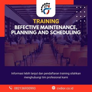 TRAINING BEFECTIVE MAINTENANCE, PLANNING AND SCHEDULING