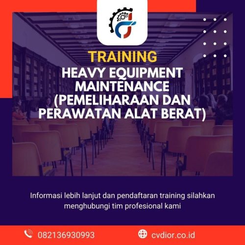 pelatihan heavy equipment maintenance (pemeliharaan dan perawatan alat berat) surabaya Training Heavy EquipmentBali