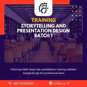 TRAINING STORYTELLING AND PRESENTATION DESIGN BATCH 1