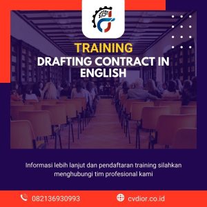 training drafting contract in english