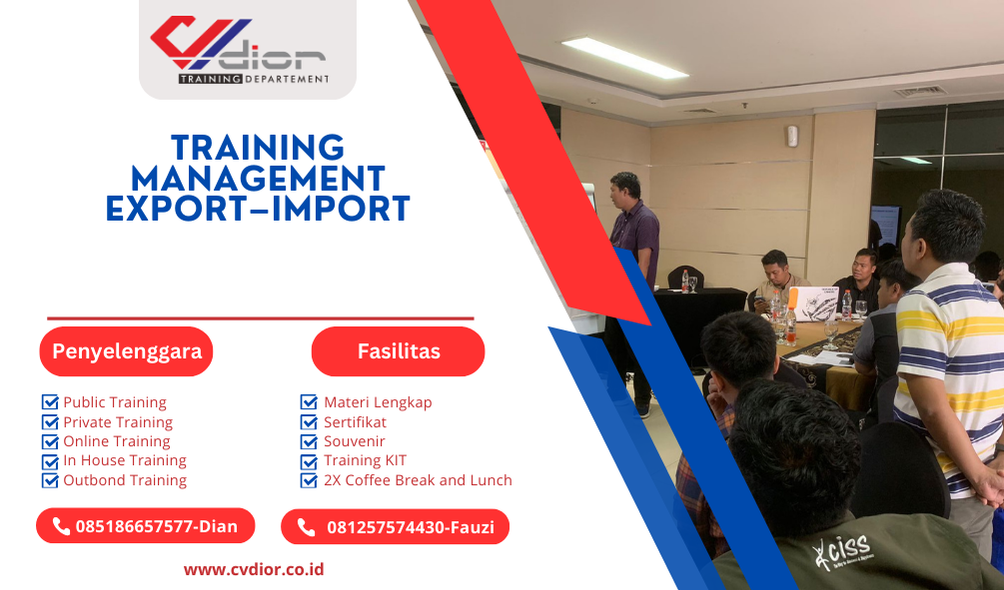 TRAINING MANAGEMENT EXPORT–IMPORT