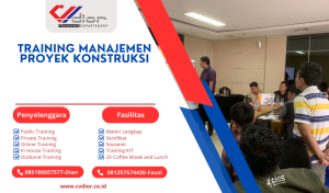 TRAINING MANAJEMEN PROYEK KONSTRUKSI