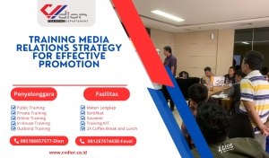 TRAINING MEDIA RELATIONS STRATEGY FOR EFFECTIVE PROMOTION