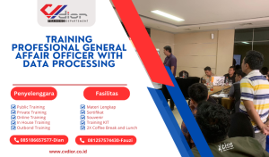 TRAINING PROFESIONAL GENERAL AFFAIR OFFICER WITH DATA PROCESSING