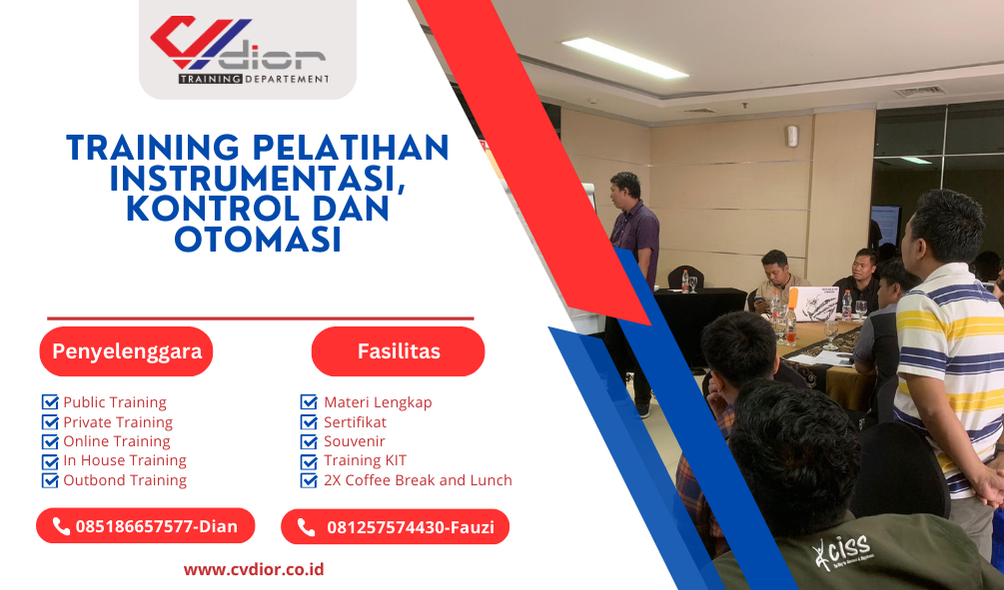 TRAINING PELATIHAN INSTRUMENTASI, KONTROL DAN OTOMASI