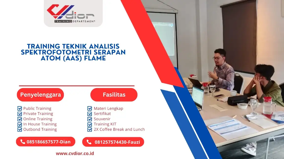 PELATIHAN TEKNIK ANALISIS SPEKTROFOTOMETRI SERAPAN ATOM (AAS) FLAME SURABAYA