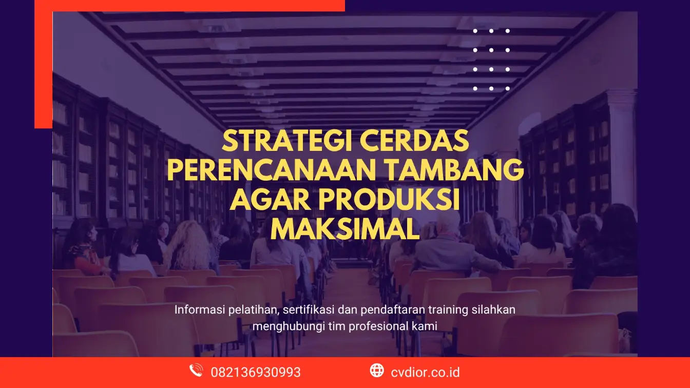 Optimalisasi jadwal & peralatan
