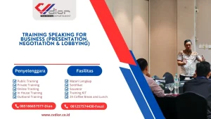 PELATIHAN SPEAKING FOR BUSINESS (PRESENTATION, NEGOTIATION & LOBBYING) SURABAYA