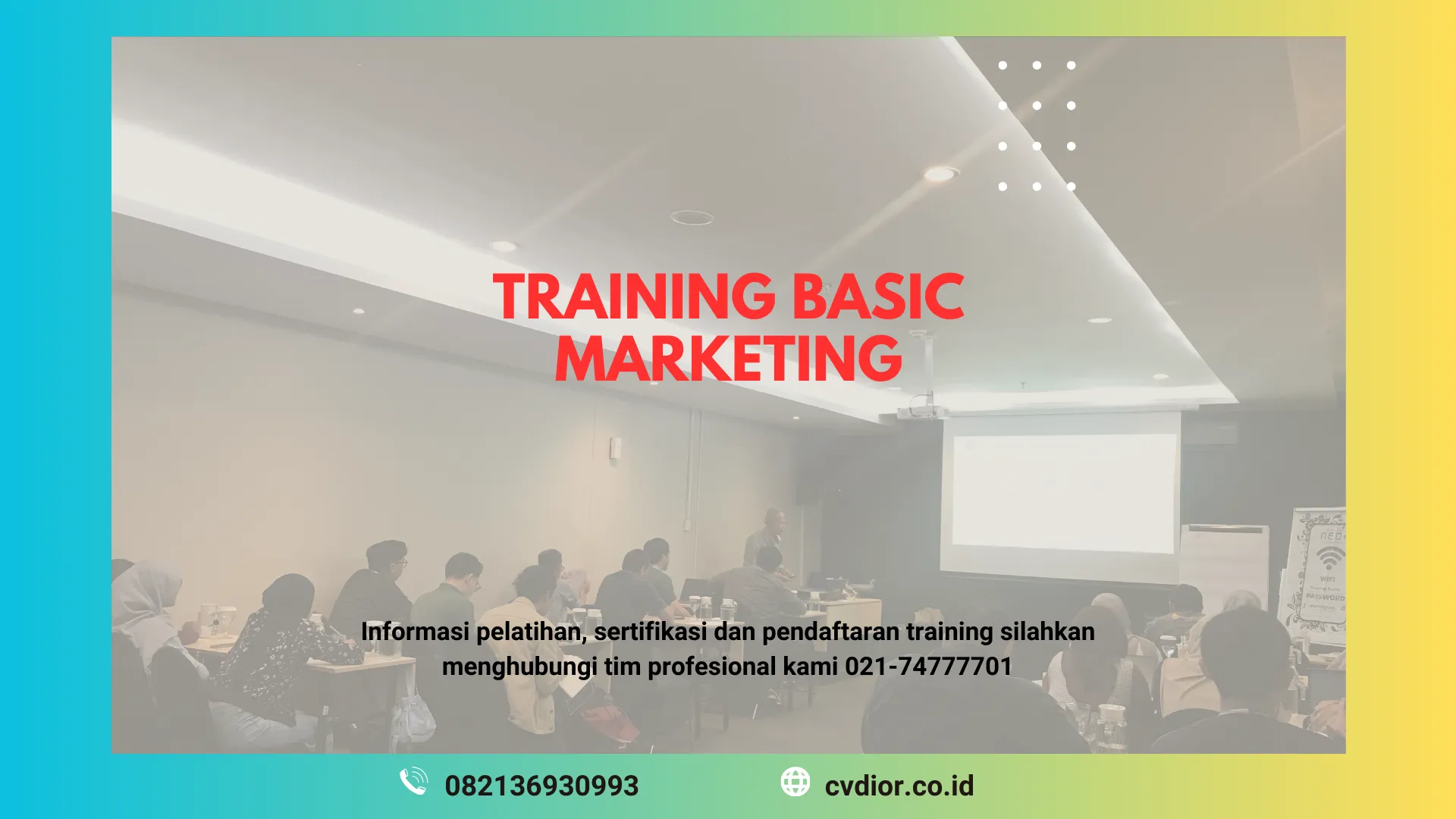 PELATIHAN BASIC MARKETING SURABAYA