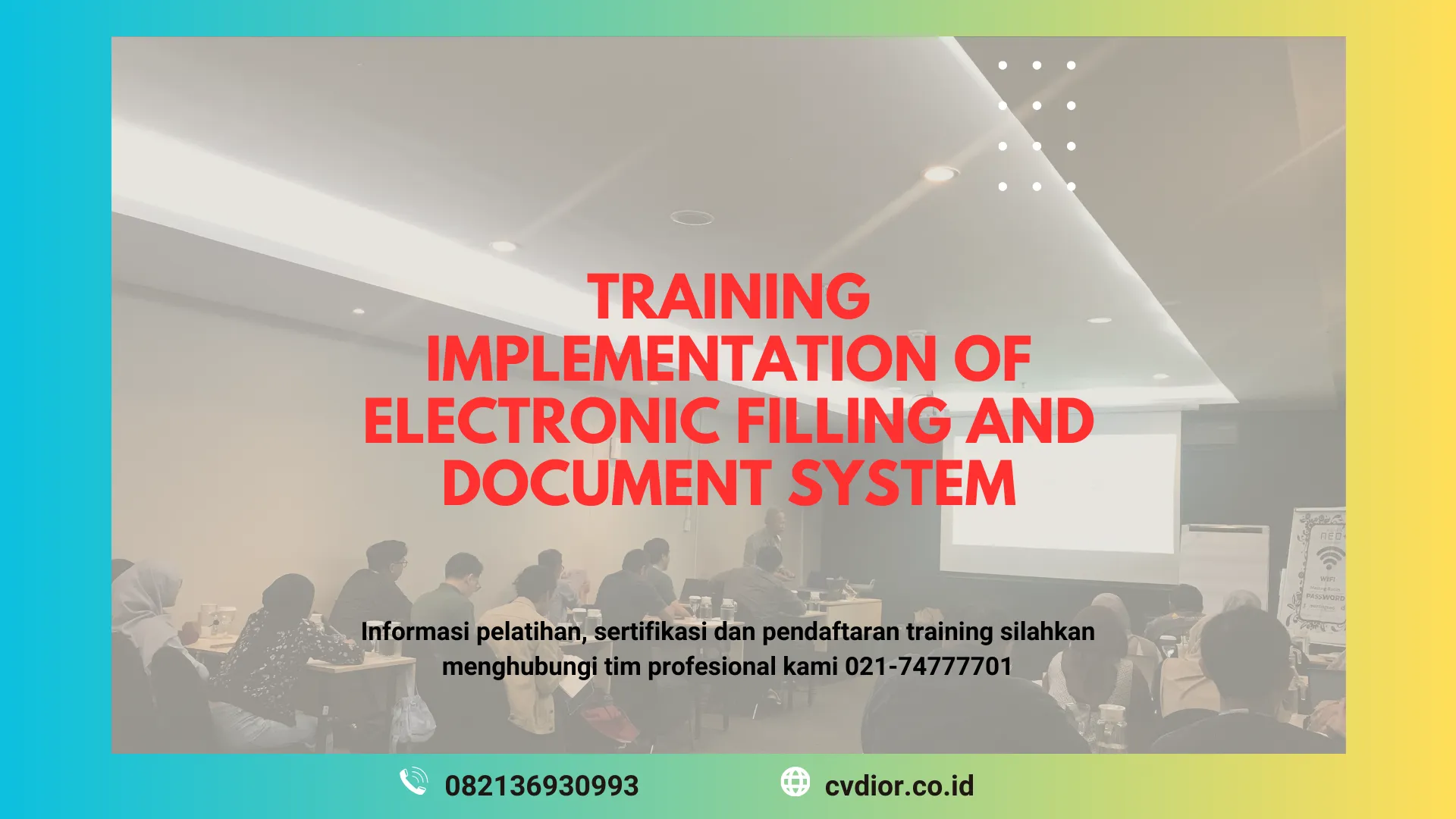 PELATIHAN ELECTRONIC FILING SYSTEM SURABAYA