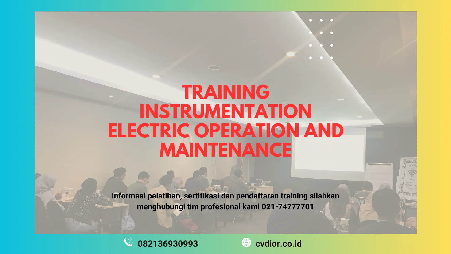 PELATIHAN INSTRUMENTATION ELECTRIC OPERATION MAINTENANCE SURABAYA