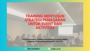 PELATIHAN MENYUSUN STRATEGI PEMASARAN UNTUK EVENT DAN AKTIVITAS JAKARTA