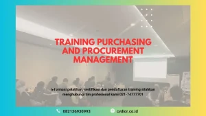 PELATIHAN PURCHASING AND PROCUREMENT MANAGEMENT JAKARTA