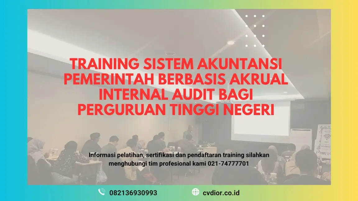 PELATIHAN SISTEM AKUNTANSI PEMERINTAH JAKARTA
